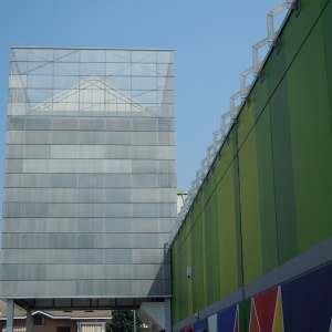 MARIANItech - Facade cladding with Chelsea expanded metal, Turin (Italy)